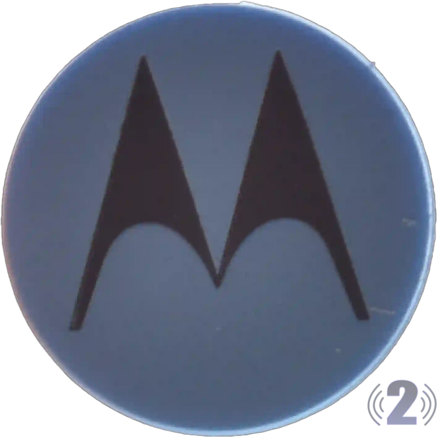 33009265001 - Motorola MEDALLION, BATWING, ROUND