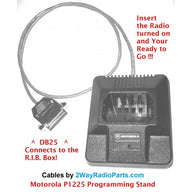 1225s - Radio to R.I.B. Programming Cable Stand for P1225