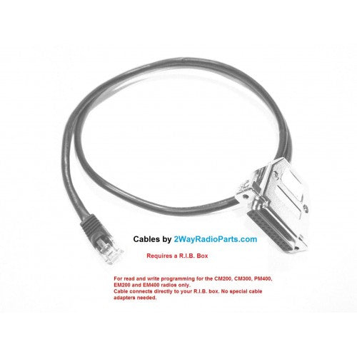 324cpe - CM200 CM300 PM400 (and more models) RIB to Radio Programming Cable
