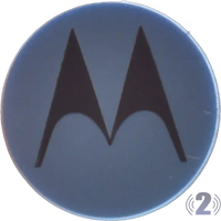 33009265001 - Motorola MEDALLION, BATWING, ROUND