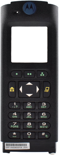 KT000032C01 KT000032C03 NHN7024 - Motorola Service Kit, 3pcs Front Housing, Dual Display, Full Keypad (Black)