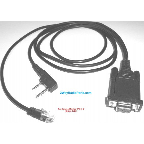 kwdhm - RS232 DB9 Programming Cable for Kenwood TK Handheld + Mobile Radios (KPG-4/KPG-22/KPG4/KPG22)