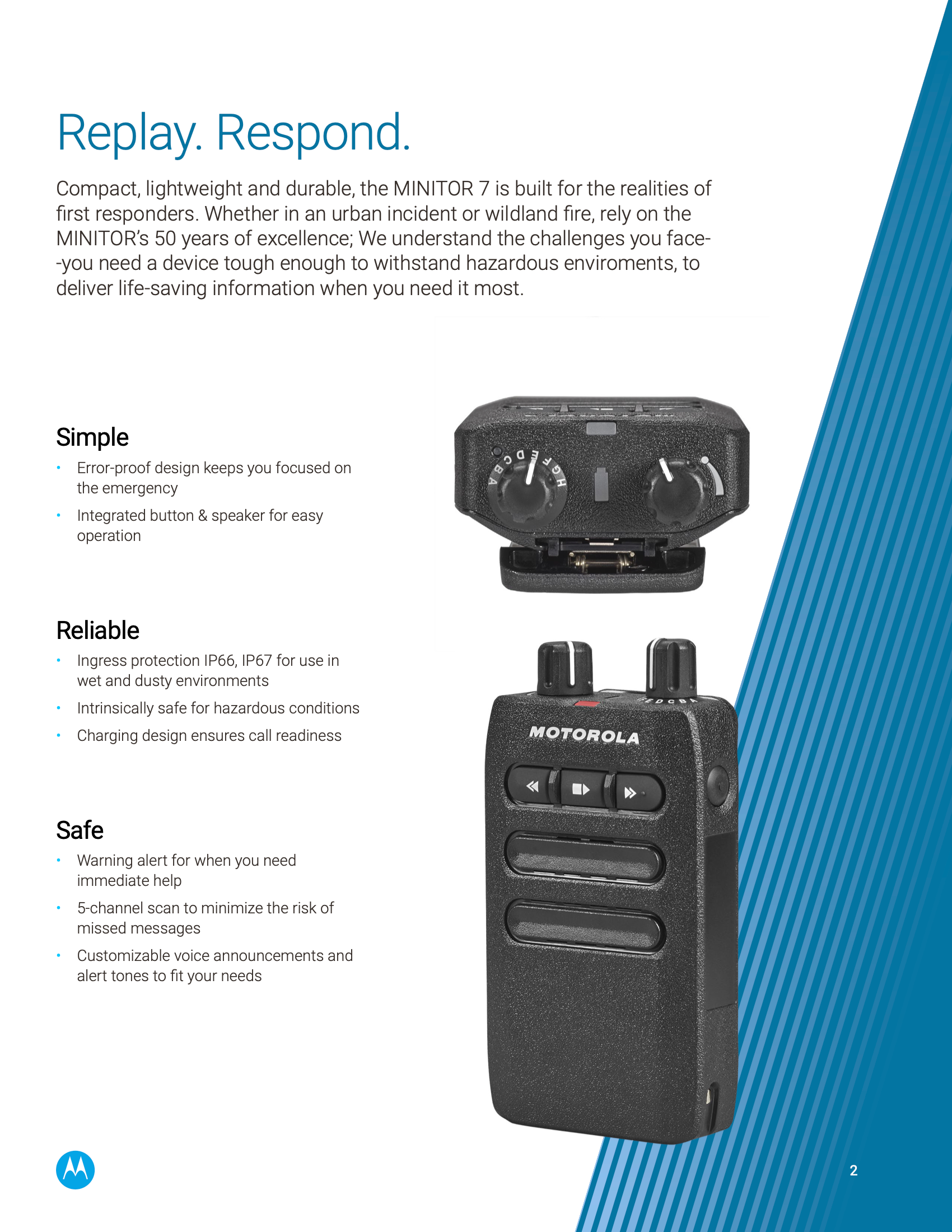 Minitor 7 Pager (VHF or UHF) | 2WayRadioParts