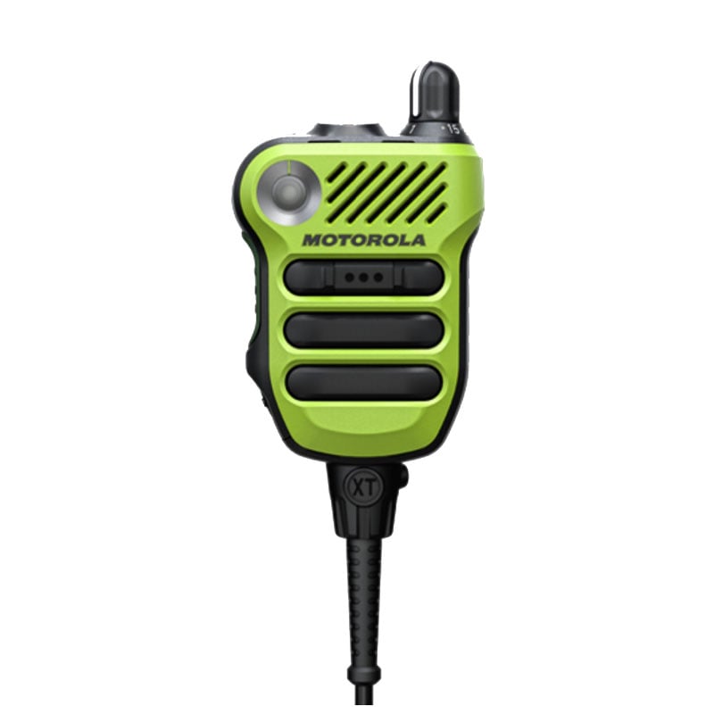 PMMN4154B - XVE500 DIV 1 REMOTE SPEAKER MIC,GREEN with channel knob