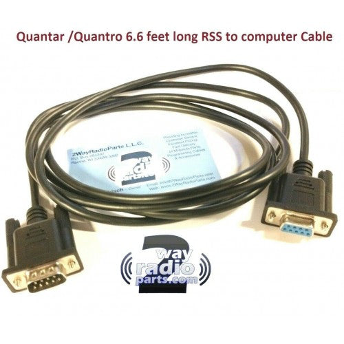 qdb9mf - Quantar Quantro Nucleus RS232 DB9 Serial Port to Radio Programming Cable
