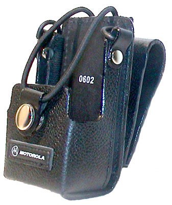 PMLN4471B PMLN4471 - Motorola Hard Leather Carry Case with Swivel and D-Rings