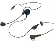 PMLN5808A PMLN5808 - Mag One Behind-the-head-style Receiver with Boom Microphone and in-line PTT