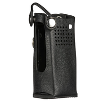 PMLN7906A PMLN5875 - Motorola Leather Carry Case with 2.75" swivel belt loop for short batteries